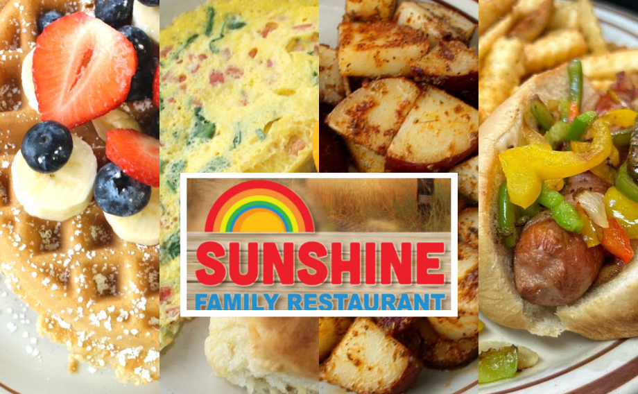 Sunshine Family Restaurant food and logo