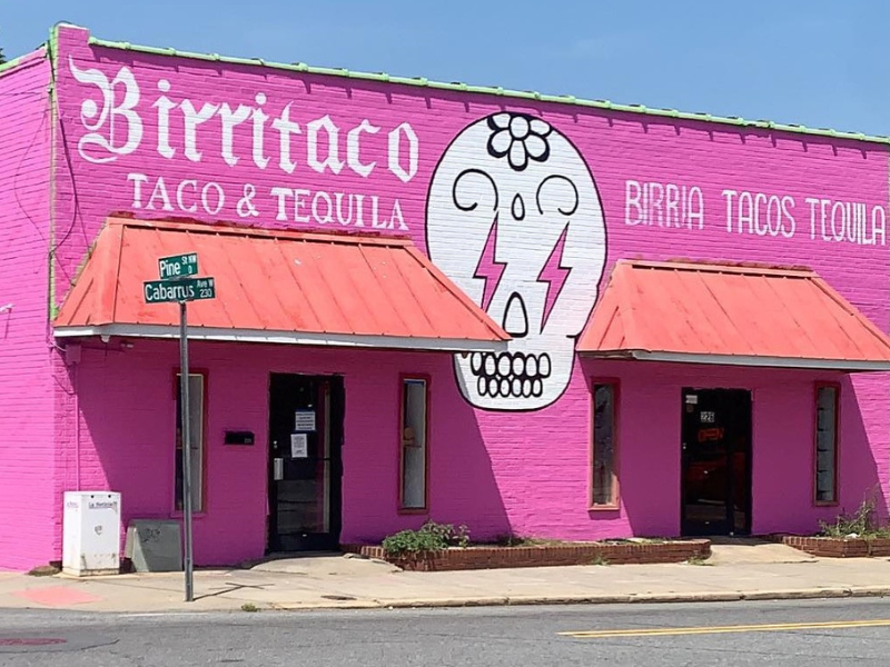 Birritaco building storefront and location