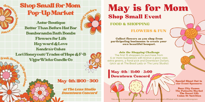Mother's Day Shop Small event