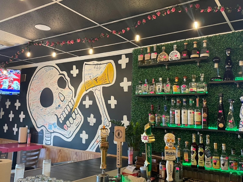 Bar mural at Birritaco