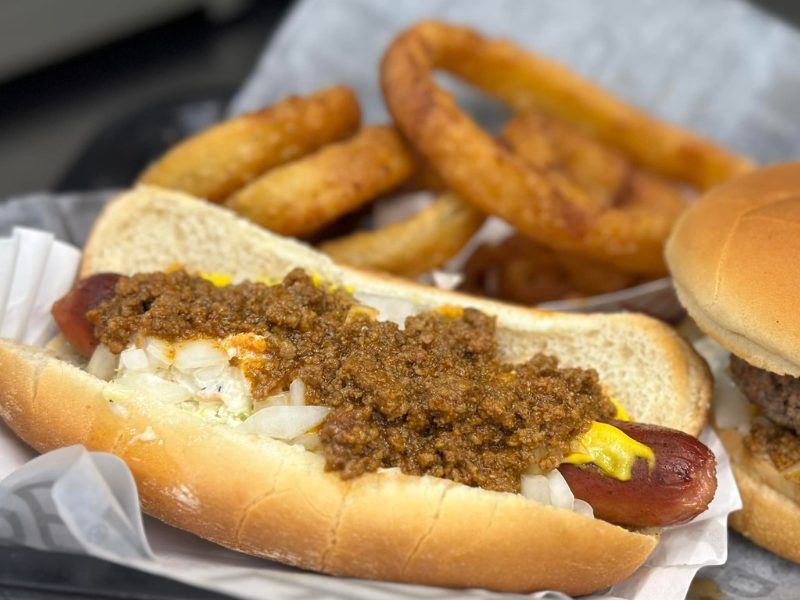 Old School hotdog meal from Park Road Soda Shoppe