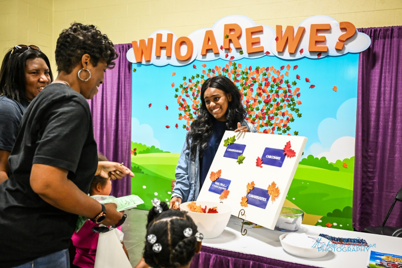 learning exhibit at the fair