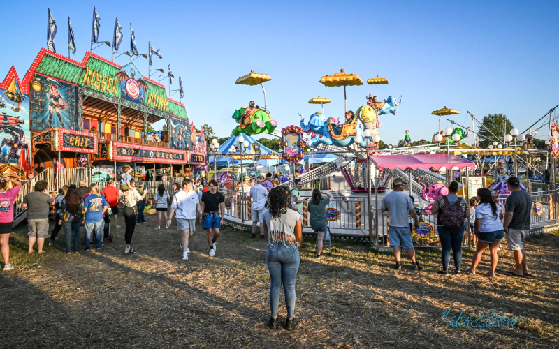 view of fair rides