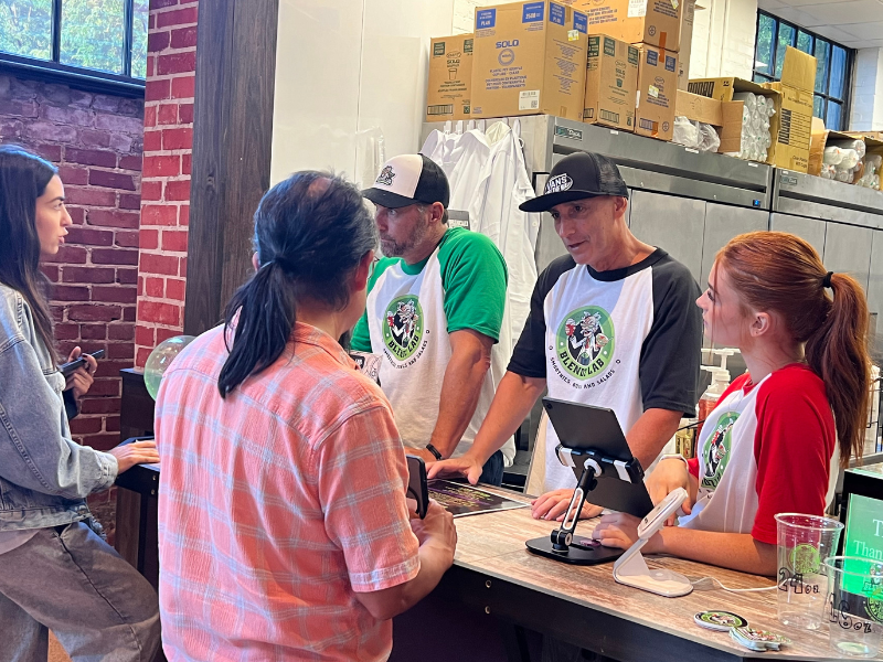 Ordering counter at Blendz Lab