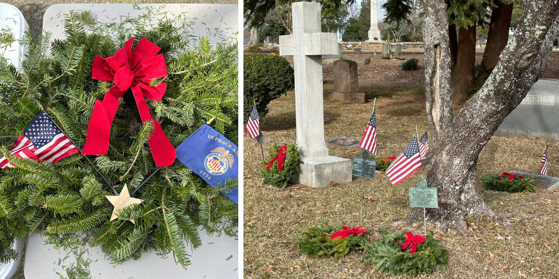 Wreaths Across America program