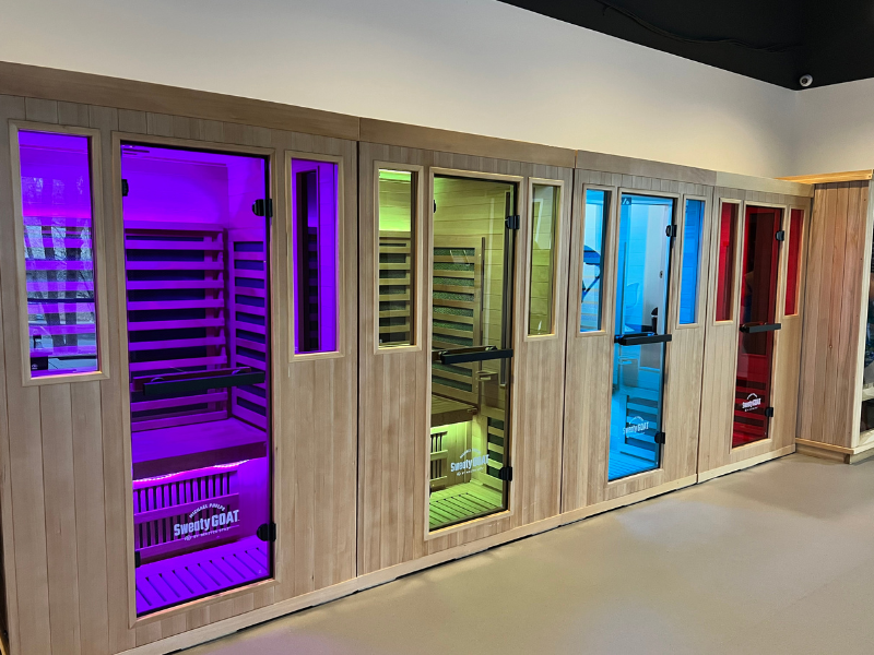 Sauna rooms at Augment