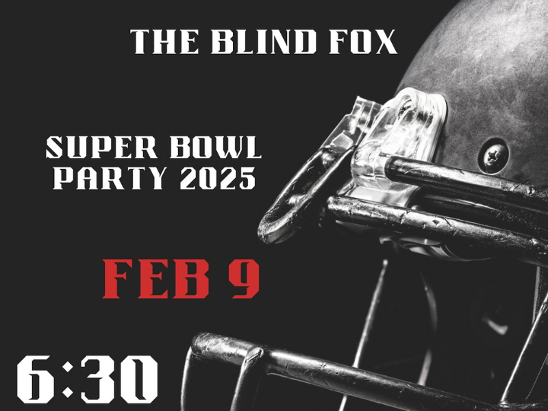 Super Bowl watch party at The Blind Fox