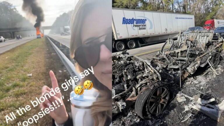 Florida Woman Says Vape Sparked Fire That Burned Her Car to the Ground While She Was Driving