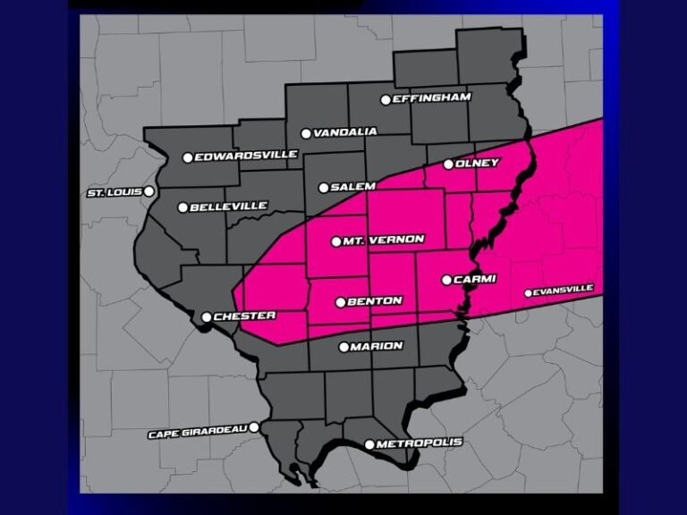 Illinois Winter Storm Targets Southern Counties With Potential 20-Inch Snow Totals by Sunday Evening
