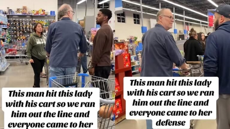 Texas Walmart Crowd Forces Man Out of Line After He Repeatedly Hits Woman With Shopping Cart