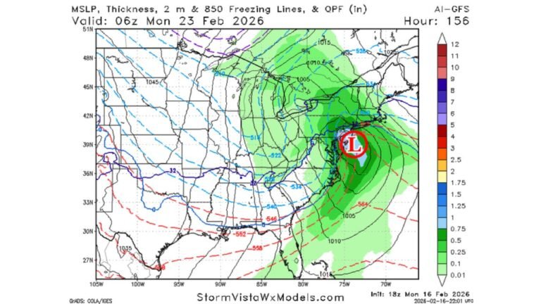 AI Weather Models Hint at Potential Mid-Atlantic and Northeast Winter Storm This Weekend as Track Differences Raise Rain-Snow Line Questions