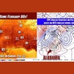 Alabama, Mississippi, Georgia and Tennessee Could Push Into the 80s by Feb. 21–22 as Winter’s “Deep Freeze” Fades Across the South