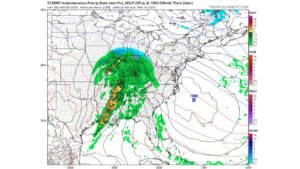 Carolinas, Georgia, and Tennessee Trend Toward Warmer, Rain-Dominant Weekend Storm as Severe Weather Potential Moves North