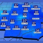 Chilly Start Across Ohio’s Miami Valley: Dayton Wakes to 37 Degrees While Urbana Dips to 30 Tuesday Morning