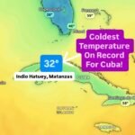 Cuba Records First Freezing Temperature on Record as Arctic Blast Drives Matanzas Down to 32°F