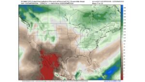 ECMWF Signals Wetter-Than-Normal Pattern for North Carolina as Late February Storm Track Shifts East, Bringing Ups and Downs Into Early March