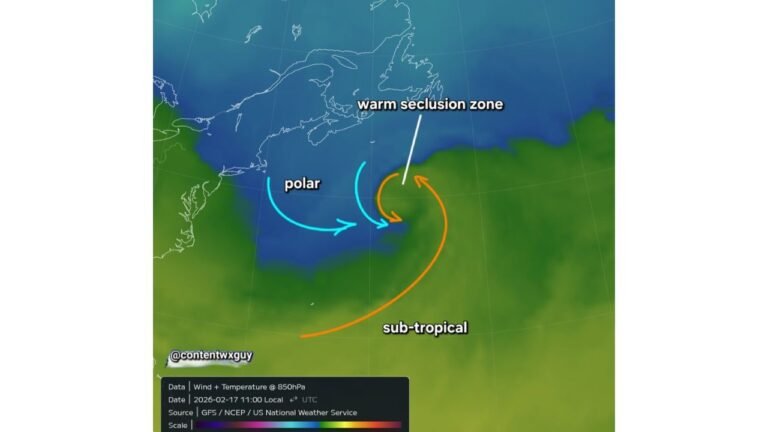 East Coast Storm Corridor Taking Shape as Arctic Air and Subtropical Warmth Collide, Raising Risk for Powerful Late-Winter Systems