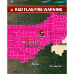 Extreme Fire Danger Engulfs Oklahoma as Red Flag Warning Covers Tulsa, Oklahoma City and Surrounding Plains