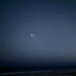 Falcon 9 Lights Up Grand Strand Skies at 5:15 AM: Crescent Moon and Noctilucent Clouds Frame Stunning ISS Crew Launch