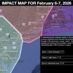 February 6–7 Snow Impact Map Flags New Jersey, Connecticut, Rhode Island and Massachusetts for Uneven Snow Bands Overnight Into Saturday