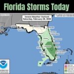 Florida Severe Weather Outlook for February 28: SPC Highlights Central and South Florida for Storm Development Saturday