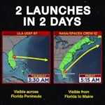 Florida to Maine Skywatch: Two Pre-Dawn Rocket Launches This Week Could Light Up the Eastern U.S.