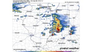 HRRR Model Intensifies Severe Storm Signal Across Indiana and Illinois While North Carolina Watches Pattern Shift Into Early March