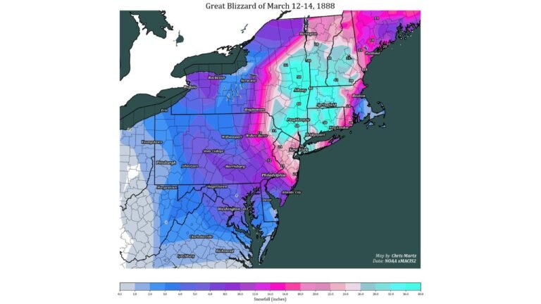 How the Great Blizzard Buried New York, Boston, and Philadelphia Under Feet of Snow and Paralyzed the Northeast
