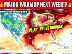 Illinois and Great Lakes Region Could See 30–40 Degree Temperature Surge Next Week as European Model Signals Major Midwest Warmup