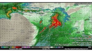 Illinois and Indiana to Ohio and Northern Kentucky Face Conditional Severe Weather Threat Thursday as Dryline and Warm Front Interact