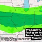 Moderate Snow Band Targets Illinois, Indiana, Iowa and Missouri as Models Trend Heavier Totals South of I-80