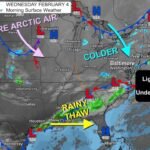 North Carolina Braces for Polar Push After Underwhelming Snow, With Colder Sunshine Wednesday and a Potentially Bitter Saturday Morning