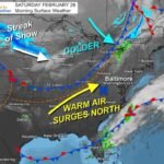 North Carolina Faces 40-Degree Temperature Swing From 20s to 60s Before Rain, Cold Air and Possible Freezing Mix Early Next Week