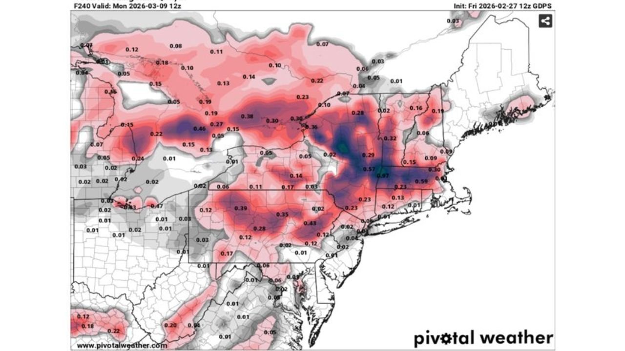North Carolina, Virginia and Pennsylvania in Early Icing Signal as Multiple Models Show Freezing Rain Just North of Key Thermal Boundary