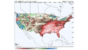 North Carolina and the Southeast Face Deep 120-Day Rain Deficit as New 15-Day Forecast Signals Soaking Rains from Texas to the Carolinas