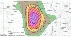 Oklahoma City, Tulsa, Wichita and Dallas in High-End Severe Weather Zone as Overnight Storm Risk Expands Across Oklahoma, Kansas and North Texas