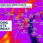 Pennsylvania Snow Clipper and Arctic Front Set to Drive Powerful Winds and Cold Into North Carolina, Virginia, Maryland, and the Northeast This Weekend