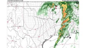 Powerful Mid-February Storm System Shows Conditional Early-Season Tornado Signal Across the Southern and Central U.S.