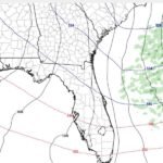 Rare Florida Snow Signal? 540 Thickness Line Dips Near Coast as Rain-to-Snow Transition Zone Edges Toward the Southeast