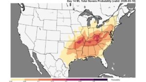 Severe Storm Threat Expands Across Mid-South and Ohio Valley by Mid-March Despite Lingering Snow Cover in Parts of the Region