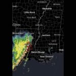 Six Tornado Warnings Active in Central Louisiana as Dangerous Nighttime Storms Target Alexandria and Baton Rouge, Threat May Rebuild Toward Georgia and Florida Sunday