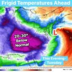 Southeast Braces for 20–30 Degree Temperature Plunge as Frigid Air Replaces Recent 80s Across the Carolinas