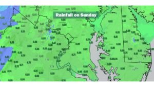 Steady Soaking Rain Brings 0.4 to 1.1 Inches Across Maryland, Virginia and D.C., Easing Severe Drought but Deficits Remain