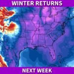 Strong Cold Front to Send Temperatures Tumbling Across North Carolina and the Southeast Next Week, Freeze Risk Reaches Gulf Coast