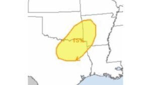 Texas and Oklahoma in the Crosshairs Wednesday: 15% Severe Risk Centers on Dallas–Fort Worth, Wichita Falls and Ardmore Corridor