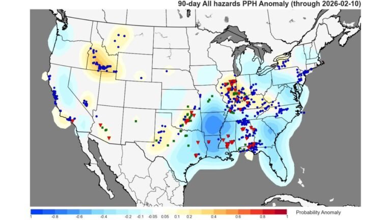 Texas to Gulf Coast Severe Weather Rebounds This Weekend After Below-Average Season, Southwest Texas Starts Friday