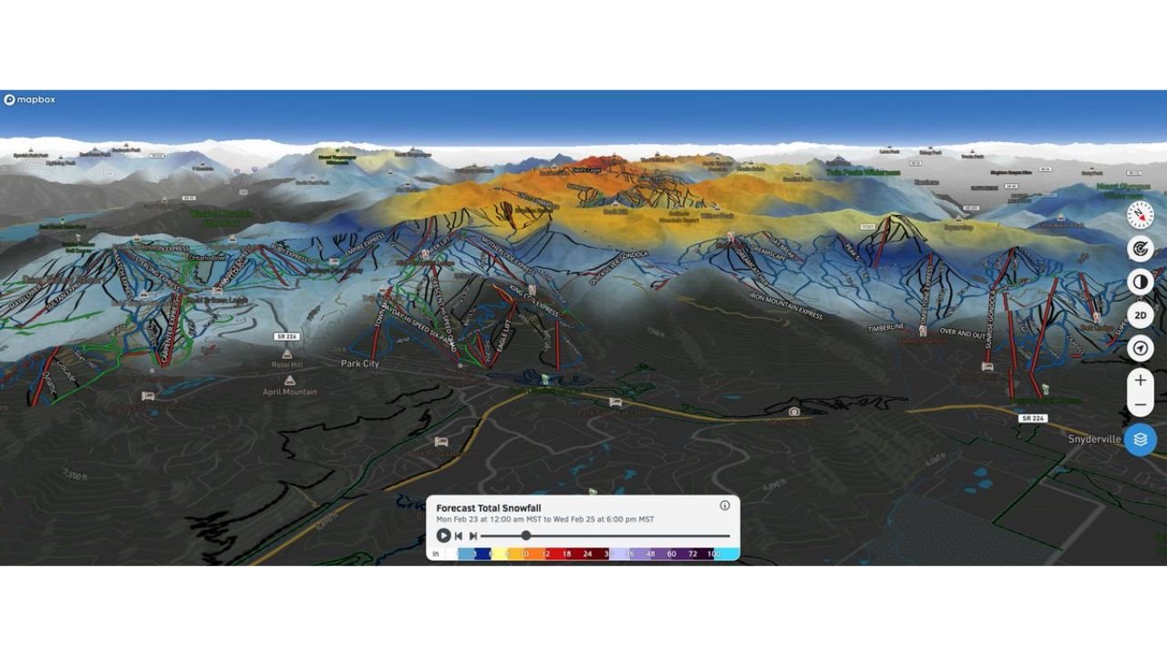 Utah’s Snow Levels Soar to 9,000 Feet, Leaving Park City’s Lower Slopes Bare While Upper Peaks Pile Up Through Wednesday Evening