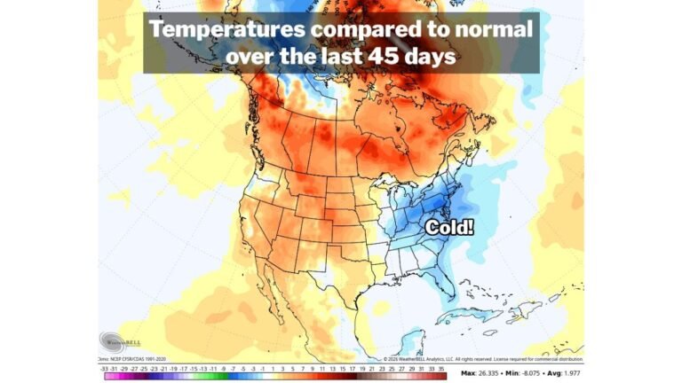 Washington, D.C. Endures Coldest Meteorological Winter Since 2002–03 as Eastern U.S. Emerges as Hemisphere’s Notable Cold Spot