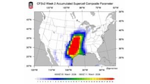 Week 2 Severe Signal Intensifies Across Texas, Oklahoma and Kansas as March 5–11 Window Shows Elevated Supercell Potential