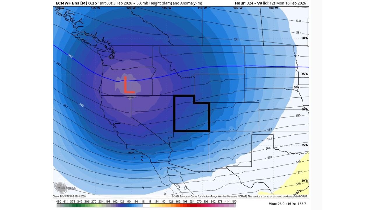 Western Storm Track Looks Ready to Reboot Next Week, Signaling a Multi-Storm Pattern as a Major Upper Low Forms Over the Rockies